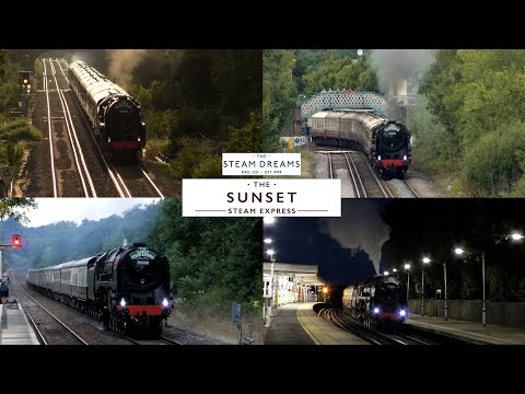70000 Brit Power! The Sunset Steam Express 18/7/23 #train