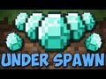 DIAMONDS Under Spawn - Minecraft Pocket Edition ...