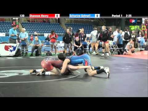 Junior WM 130 - Shannon Henry (New York) vs. Scharice Schnell (Iowa)