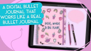 FUN DOODLE DIGITAL PLANNER | A digital Bullet journal that works like a real one