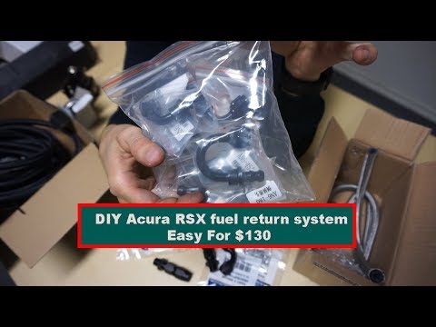 acura rsx fuel return system DIY