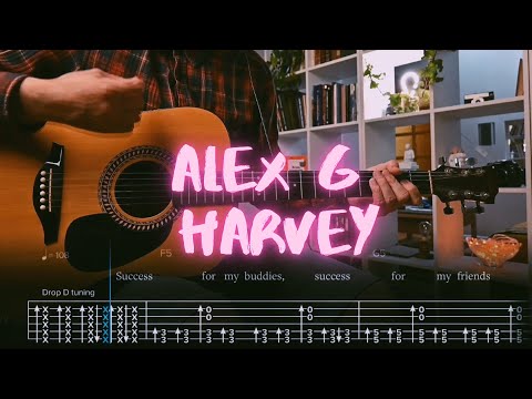 Harvey Alex G Сover / Guitar Tab
