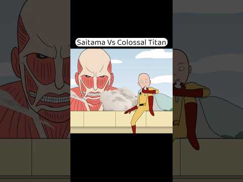 Saitama Vs Colossal Titan ☠️🔥 #anime #edit #popular #shorts #short #video #viralvideo #viralshorts