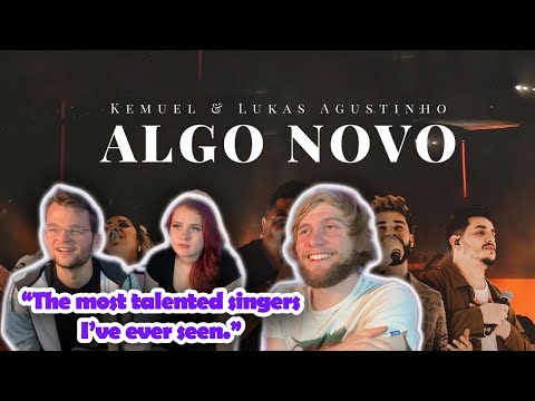 AMERICAN GOSPEL SINGER REACTS TO KEMUEL - SOMETHING NEW (Live) ft. Lukas Agustinho