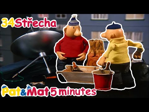 Pat a Mat 5 minutes Ep 34 🌧️ Střecha