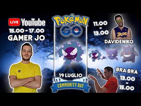 🔴 Community Day GASTLY! Caccia allo *Shiny* - Pokémon GO ITA