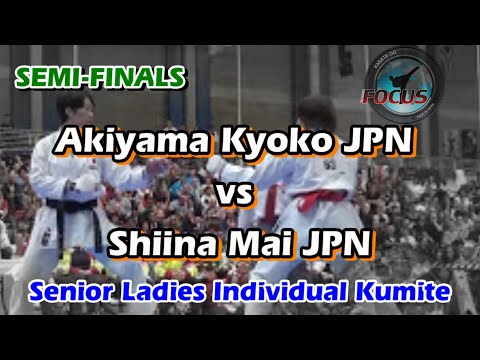 Akiyama Kyoko JPN vs Shiina Mai JPN - Semi Final