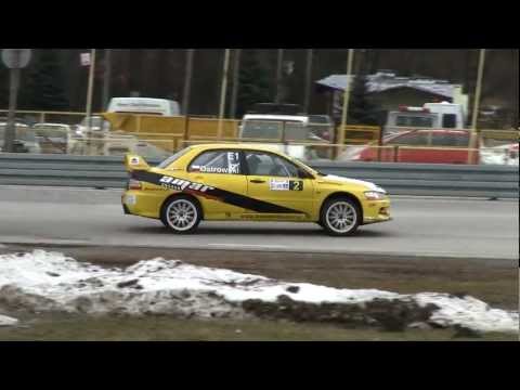 Piotr Ostrowski - Mitsubishi Lancer EVO IX - SuperOES II Runda Tor Kielce 25-02-2012