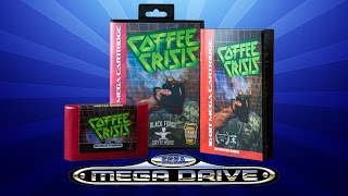 Coffee Crisis for Mega Drive / Genesis - Unboxing & Gameplay