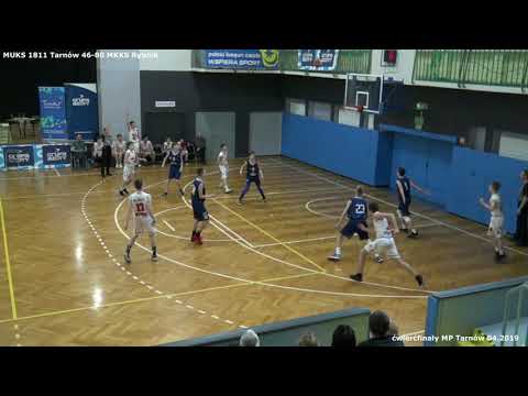 Ćwierćfinały Mistrzostw Polski Młodzików Starszych MUKS 1811 Tarnów vs MKKS Rybnik 28.04.2019