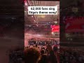 62 000 Fans Sing Edge S Theme Song Wwe Wweshorts Edge
