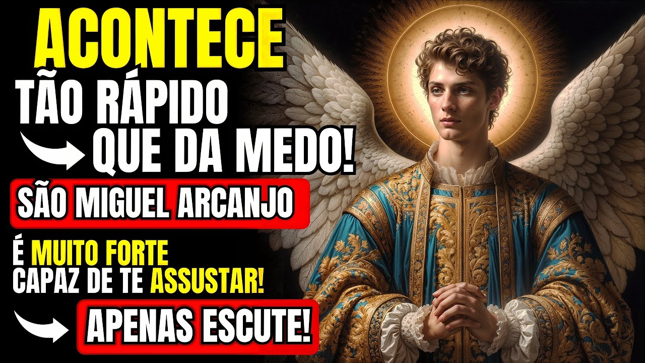🔥 ORAÇÃO MAIS FORTE DE SÃO MIGUEL PARA ROMPER TODAS AS CORRENTES ESPIRITUAIS NEGATIVAS!