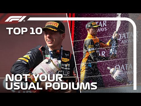 Top 10 Unexpected Podium Moments!