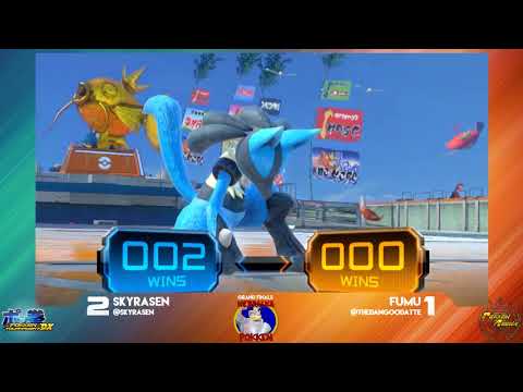 SkyRasen (Lucario/Machamp) vs Fumu (Decidueye/Blaziken) GFs Pokken at Legendary Wolf Games - 1/09/18