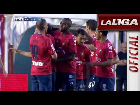Gol de Arribas (1-2) en el Rayo Vallecano - Osasuna  - HD