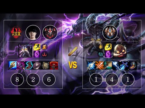 FPX Khan Kassadin vs Corki Mid - KR GrandMaster Patch 10.10