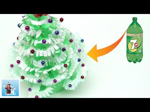 How to Transform Plastic Bottles Into a Christmas Tree  - DIY Art and Craft Ideas