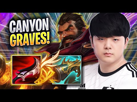 CANYON TRIES NEW GRAVES BUILD! - DK Canyon Plays Graves JUNGLE vs Kha'zix! | Season 2023