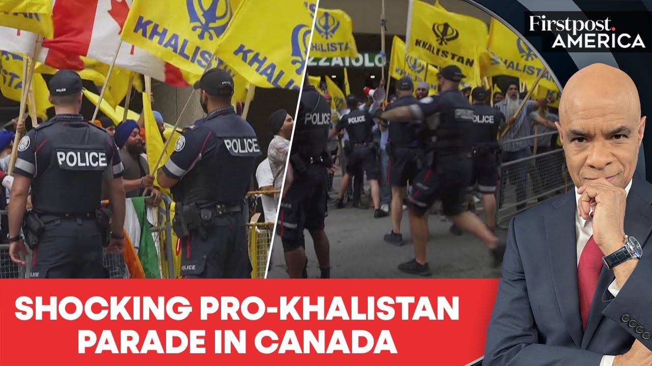 Canada: Children In 'Suicide Vests', Khalistani Flags Displayed in Rally | Firstpost America | N18G
