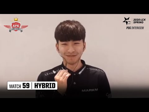 Interview with HyBriD | APK vs SB 03.29 | 2020 LCK Spring