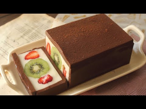 Chocolate Vanilla Pudding with Fresh Fruits 😍 Recipe By Chef Hafsa