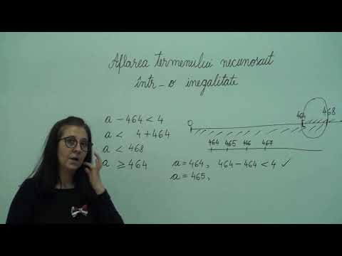 Aflarea valorilor unui descăzut într-o inegalitate