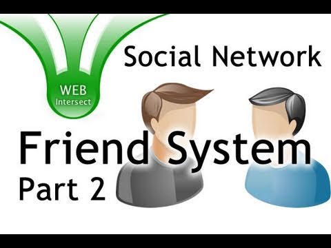 4 6 Web Intersect Friend Add System Tutorial PHP jQuery MySQL Social Network