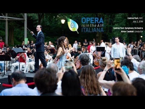 "Opera Italiana is in the Air" - Central Park, NYC - July 2, 2018