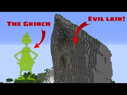 Recreating the Grinch's EVIL Lair in Minecraft! | Rex SMP