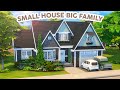 Small Home Big Family // The Sims 4 Speed Build