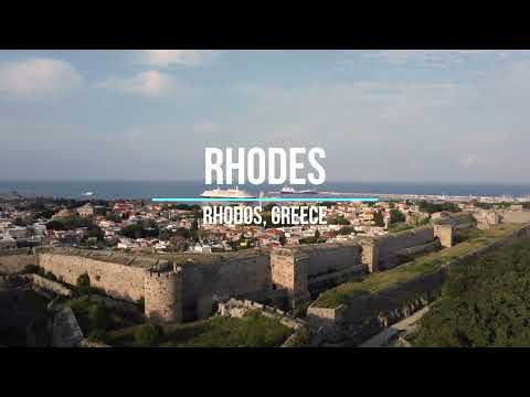 Rhodes Town from Above | Aerial Views of the Medieval City (DJI Mini 2, 4K)