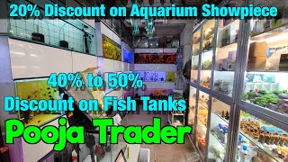 Flat Discount on Fish Tanks & Aquarium Showpiece at Pooja Trader