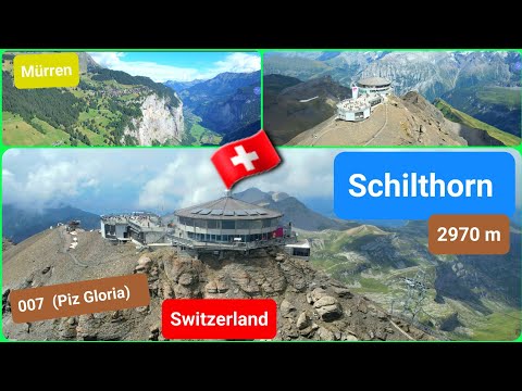 Schilthorn Hike (007 Piz Gloria) | Stechelberg 867m to the Schilthorn  2970m 🇨🇭