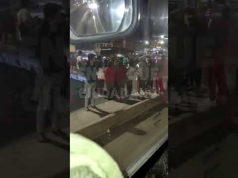 Acidente de tránsito en el distrito de #LaEsperanza a la altura del grifo Los Postes.