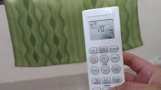 how to use LG dual inverter ac remote
