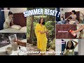 SUMMER RESET 🏝️ cleaning, pest control, shopping haul, selfcare  & healthy habits | Garima Verma