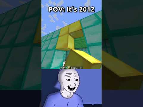 POV: It's 2012 🥺 - NOSTALGIA #shorts #minecraft
