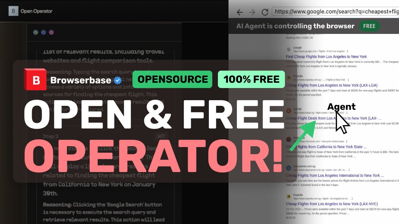 Open Operator : This FULLY FREE AI Agent Operator BEATS OPENAI's OPERATOR for FREE!