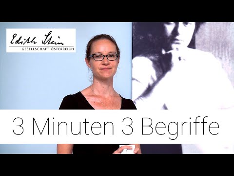 Was inspiriert mich an Edith Stein? -Mag.a Daniela Köder / 3 Minuten - 3 Begriffe