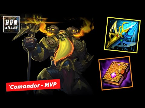 HoN Pyromancer STAFF OF THE MASTER with GRIMOIRE OF POWER - MVP