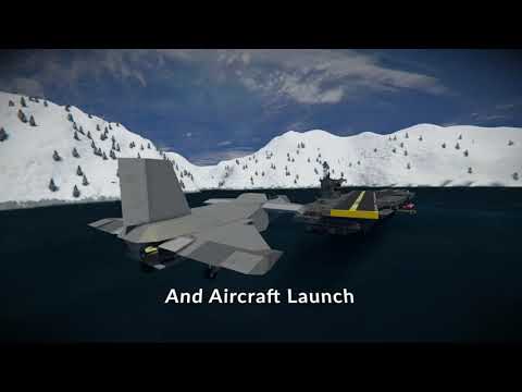 Space Engineers Aircraft Carrier Launch and Recovery