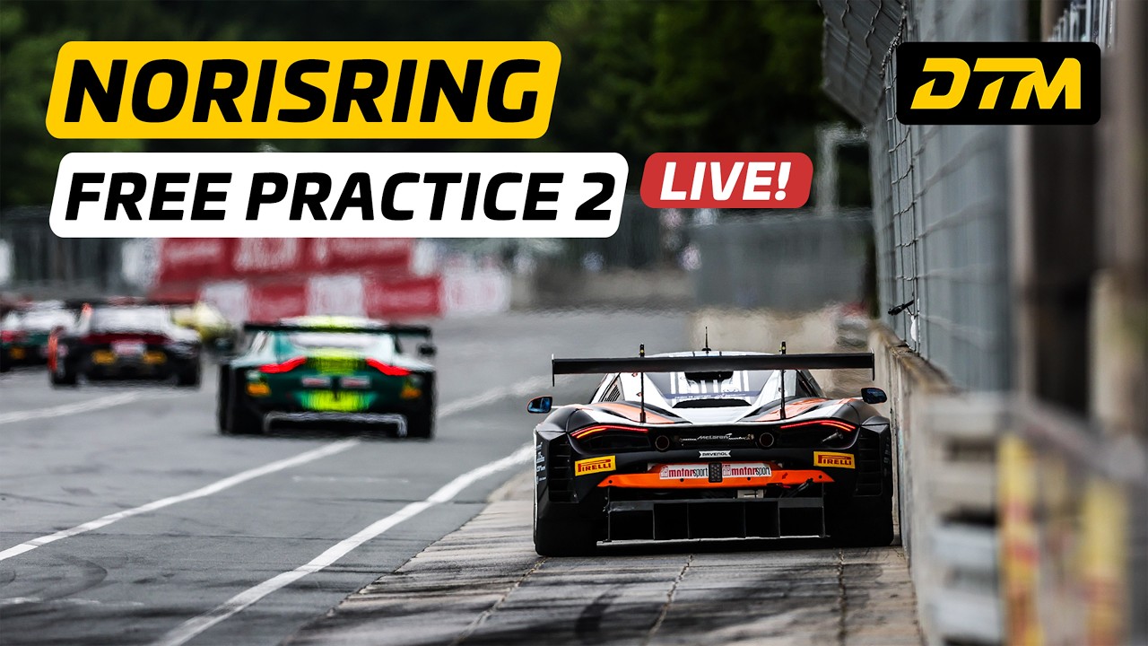 LIVE: DTM Norisring 2026 – Free Practice 2 🏎️💨 | DTM 2026