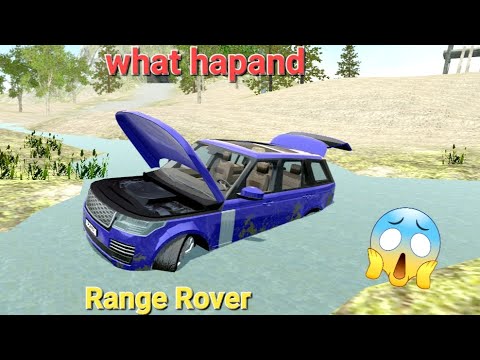 car simulator 2. Extreme Range rover driving on dirty pond.