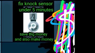 Nissan frontier Nissan  xterra knock sensor replacement  under 5 minutes