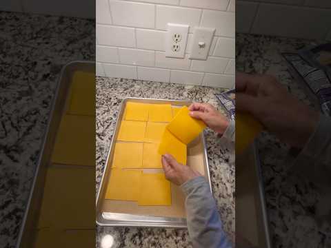 Freeze Your Cheese Slices! Sheet Pan Hack to Save Money #baking #cooking #food