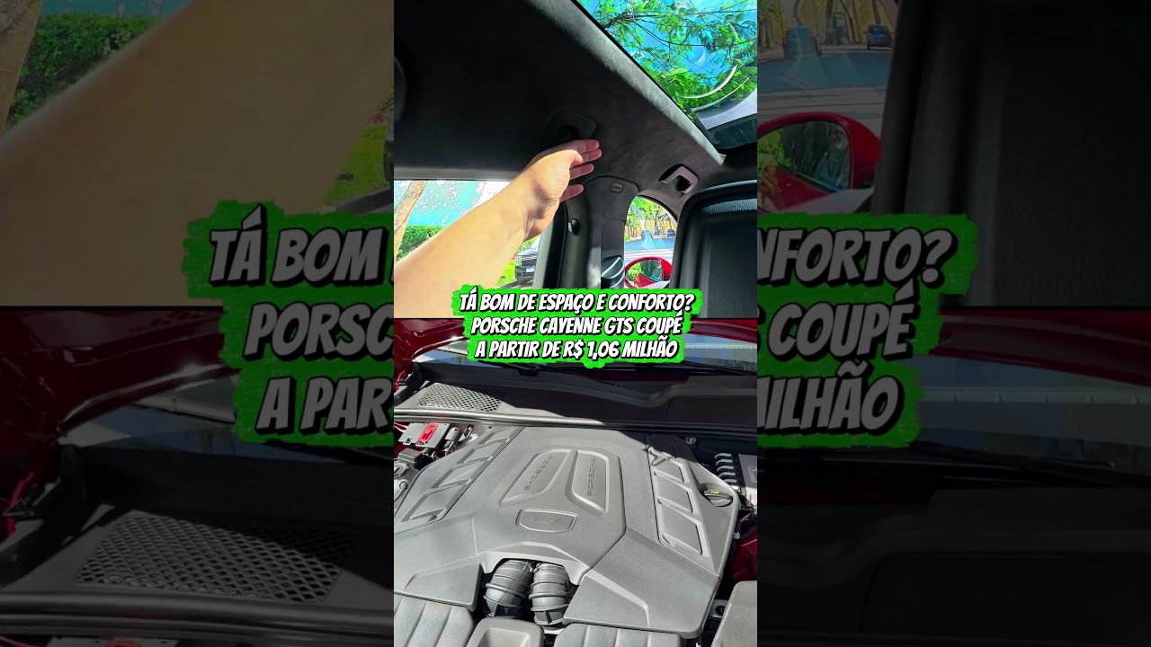 CONFORTO DE SOBRA NO SUV DE R$ 1,06 MILHÃO: Como é ir atrás no Porsche Cayenne GTS Coupé? 😱🔥