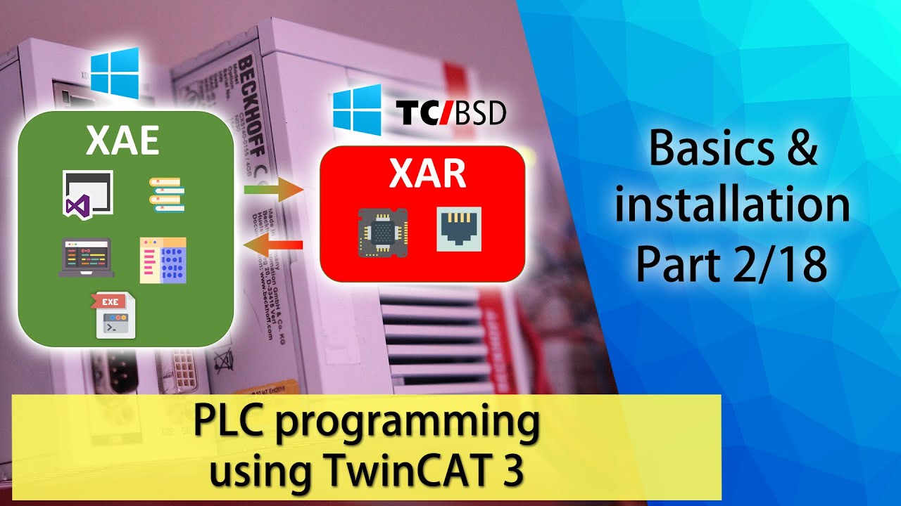 PLC programming using TwinCAT 3 - Basics & installation (Part 2/18)