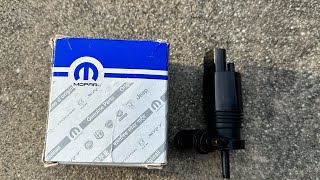 Windshield washer fluid pump replacement - 2017 Jeep Wrangler JKU