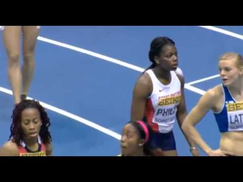 Women's 60m Semifinal 3 IAAF World Indoor Champs Sopot 2014