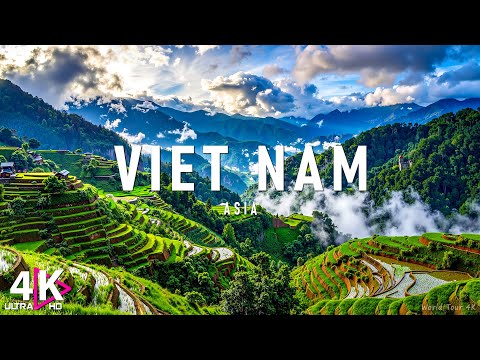 Vietnam Relaxation Film 4K - Peaceful Relaxing Music - Nature 4K Video UltraHD